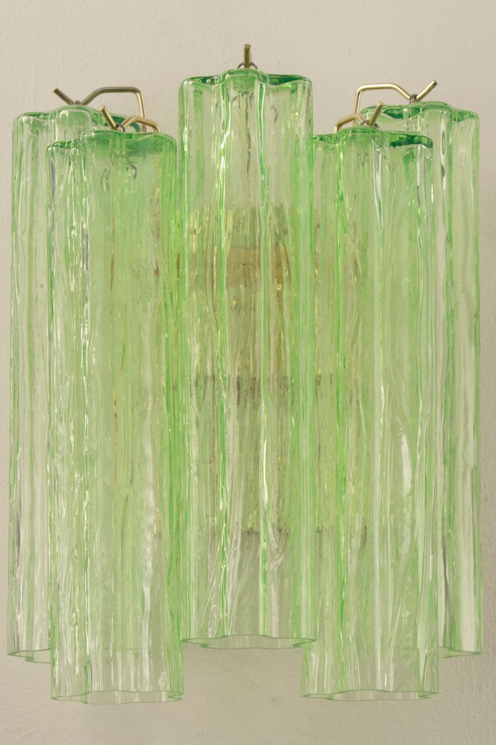 Bright Green Art Glass Wall Lamp - view 6 | everlamps