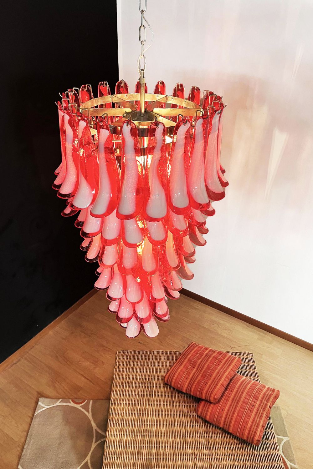Vintage Italian Art Spiral Chandelier - view 11 | everlamps