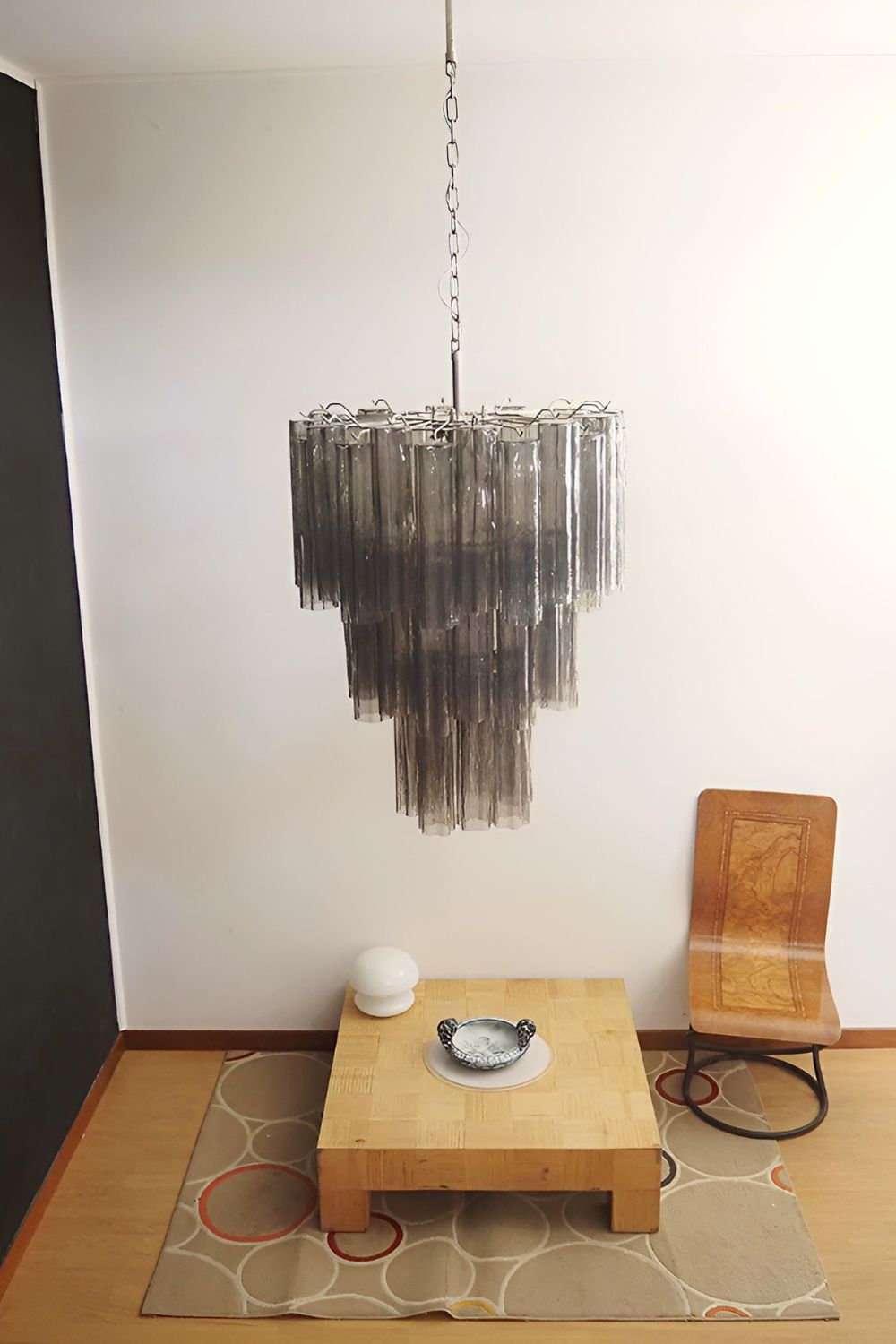 Smoked three-tier Art chandelier - view 7 | everlamps