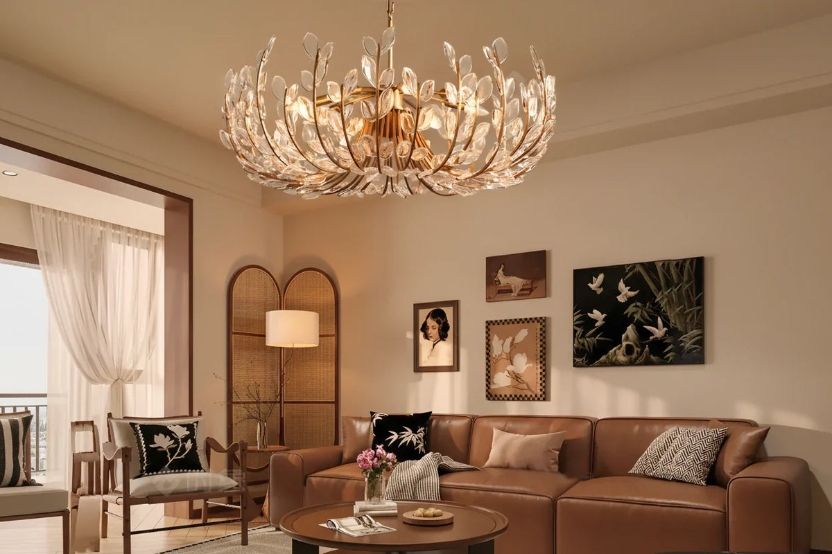 Adela 6 Light Chandelier 26" - Everlamps