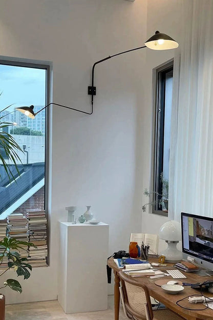 Adjustable Swing Arm Wall Lamp - view 12 | everlamps
