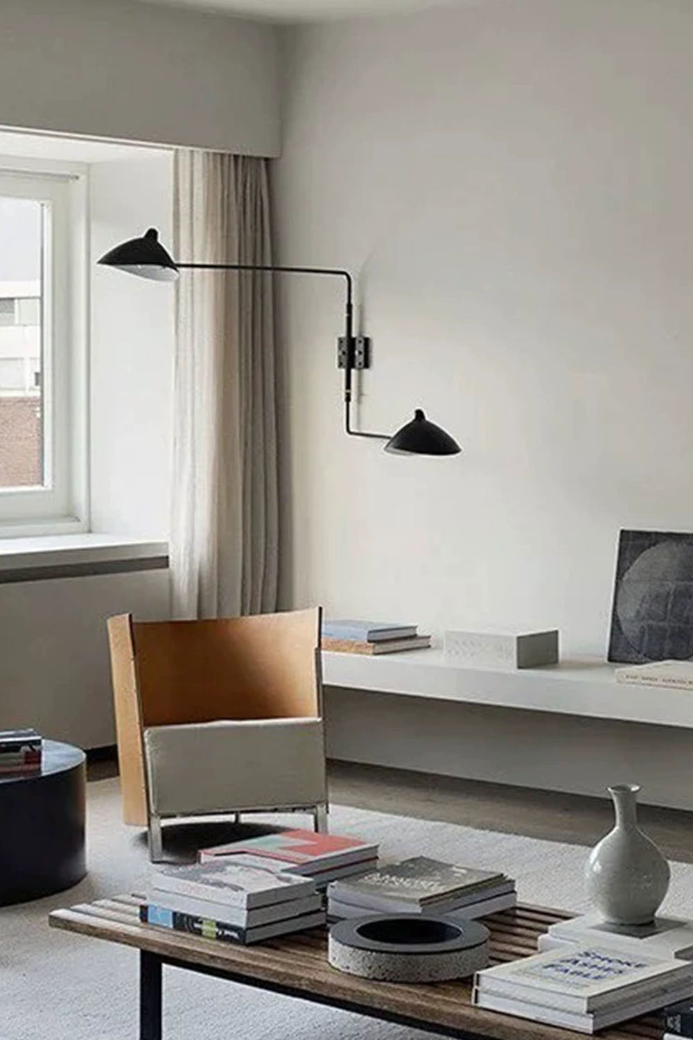 Adjustable Swing Arm Wall Lamp - view 15 | everlamps