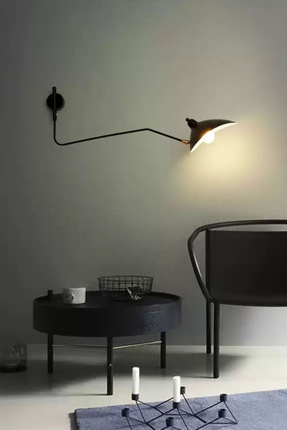 Adjustable Swing Arm Wall Lamp - view 3 | everlamps