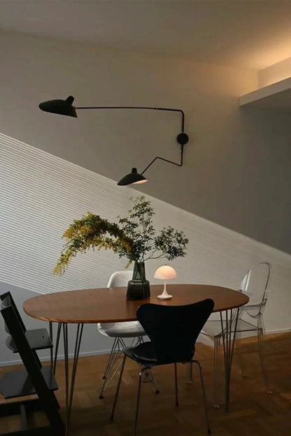 Adjustable Swing Arm Wall Lamp - view 6 | everlamps