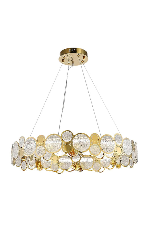 Adrianna Glass Round Chandelier - everlamps