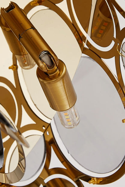Adrianna Glass Round Chandelier - everlamps
