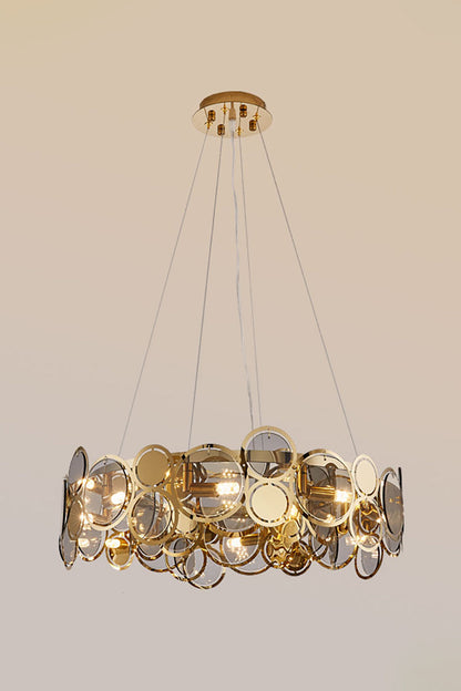 Adrianna Glass Round Chandelier - everlamps