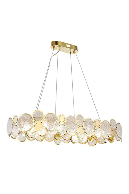 Adrianna Glass Round Chandelier - everlamps