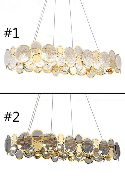 Adrianna Glass Round Chandelier - everlamps