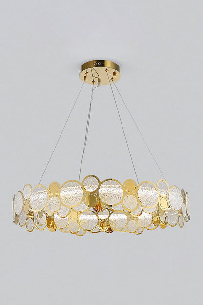 Adrianna Glass Round Chandelier - everlamps