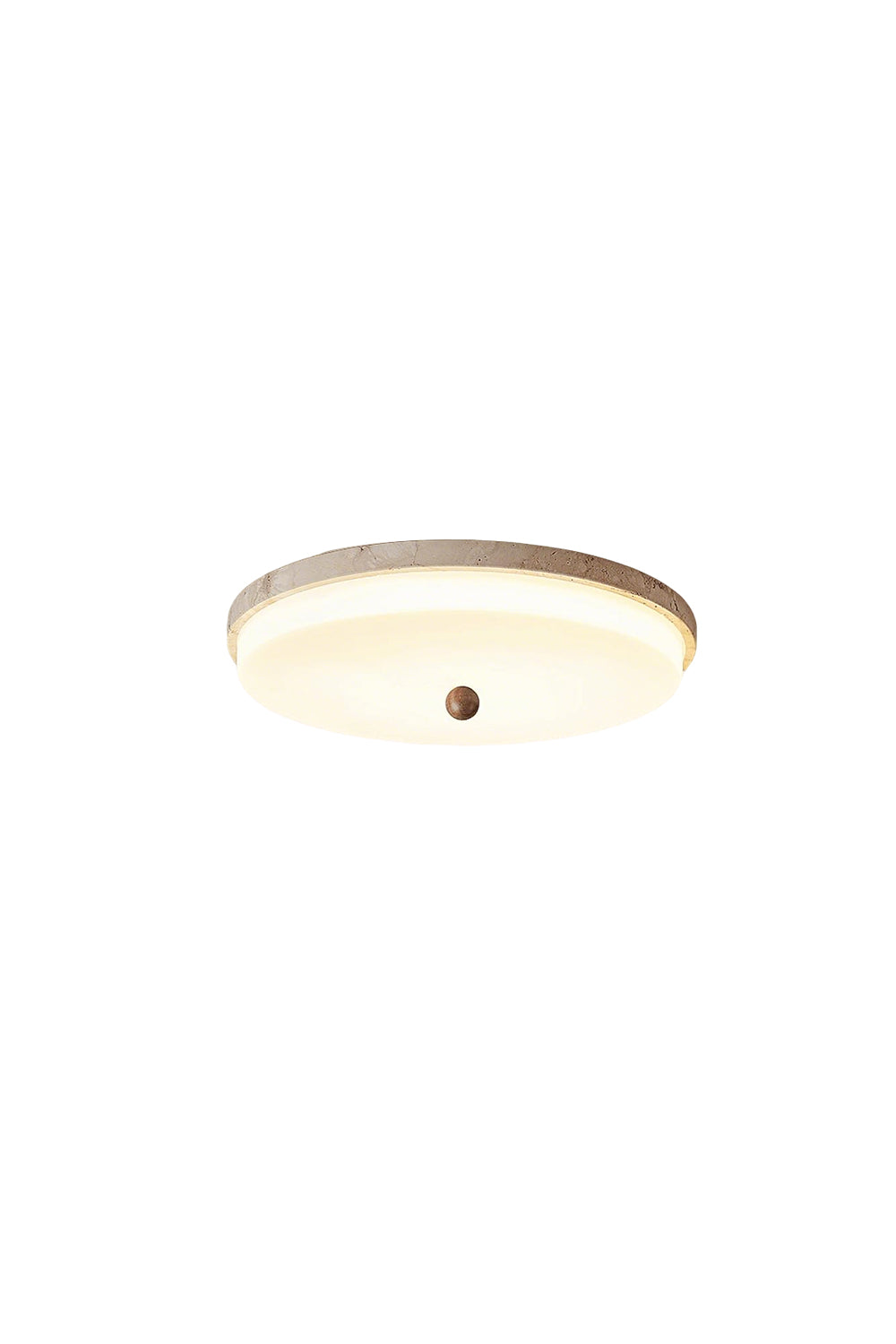 Aeon Travertine Globe Ceiling Light | everlamps