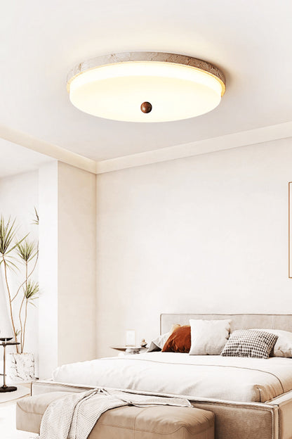 Aeon Travertine Globe Ceiling Light - view 7 | everlamps