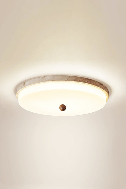 Aeon Travertine Globe Ceiling Light - view 12 | everlamps