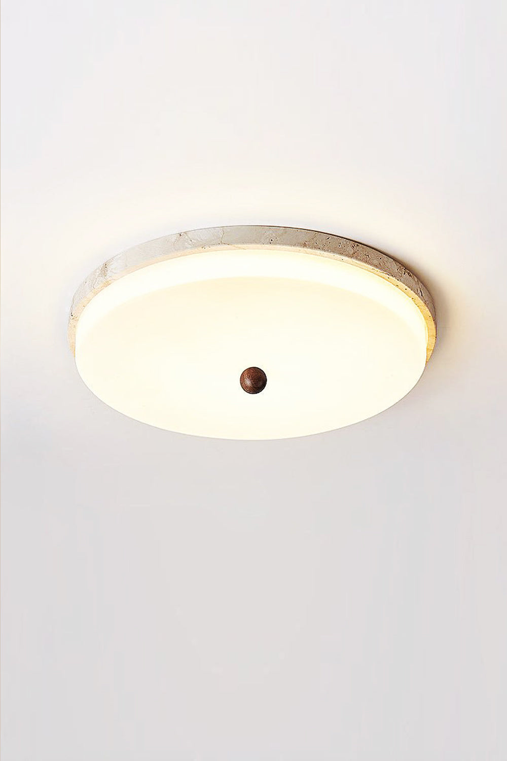 Aeon Travertine Globe Ceiling Light - view 13 | everlamps