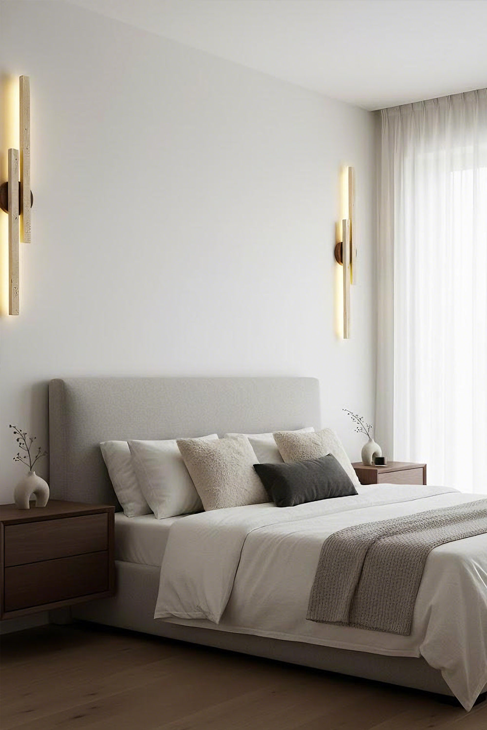 Aeris Travertine Wall Light - view 8 | everlamps