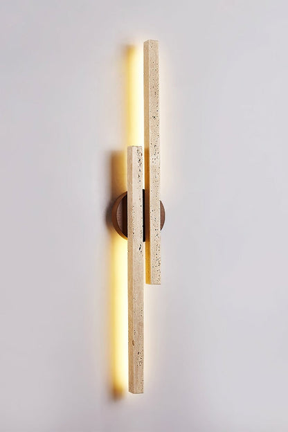 Aeris Travertine Wall Light - view 10 | everlamps