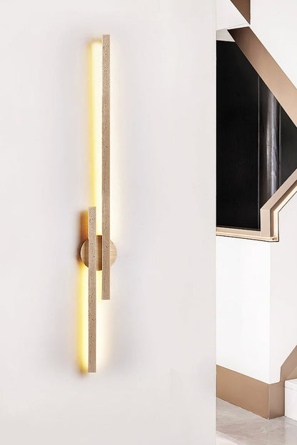 Aeris Travertine Wall Light - view 13 | everlamps
