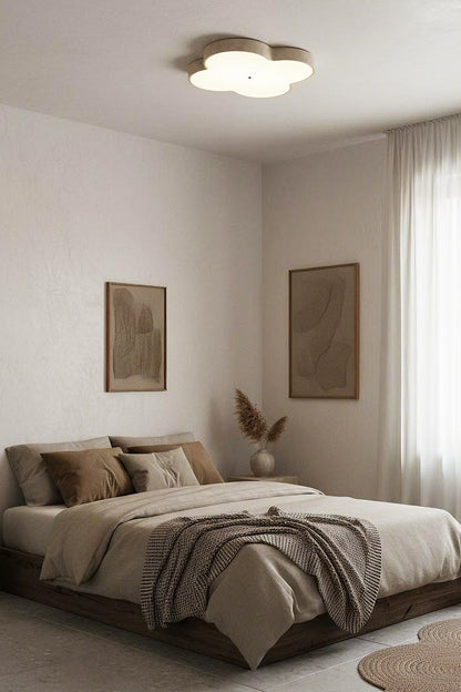 Aethel Cloud Travertine Ceiling Lamp - view 6 | everlamps
