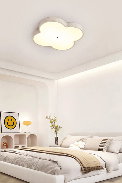 Aethel Cloud Travertine Ceiling Lamp - view 10 | everlamps