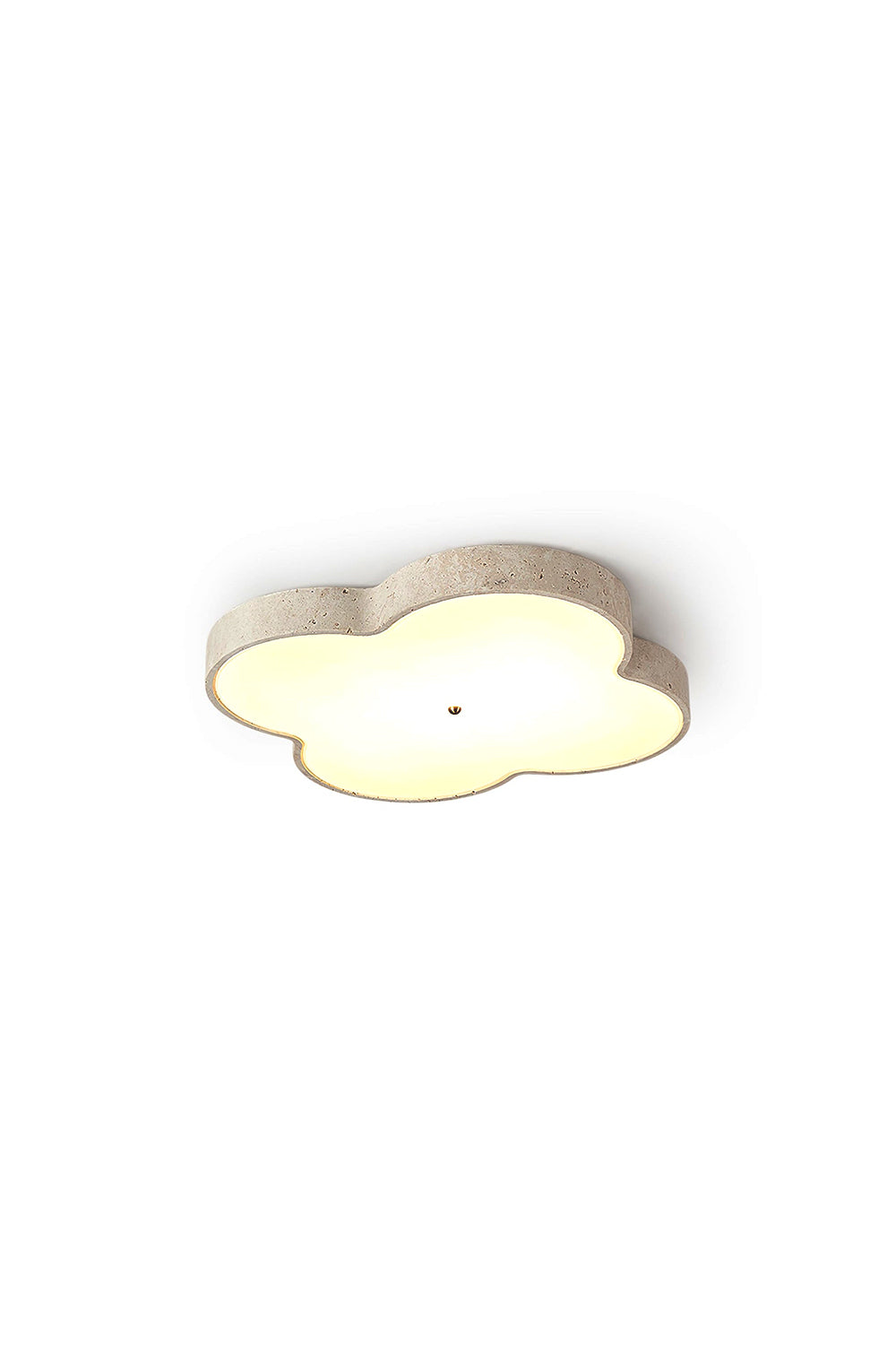 Aethel Cloud Travertine Ceiling Lamp | everlamps