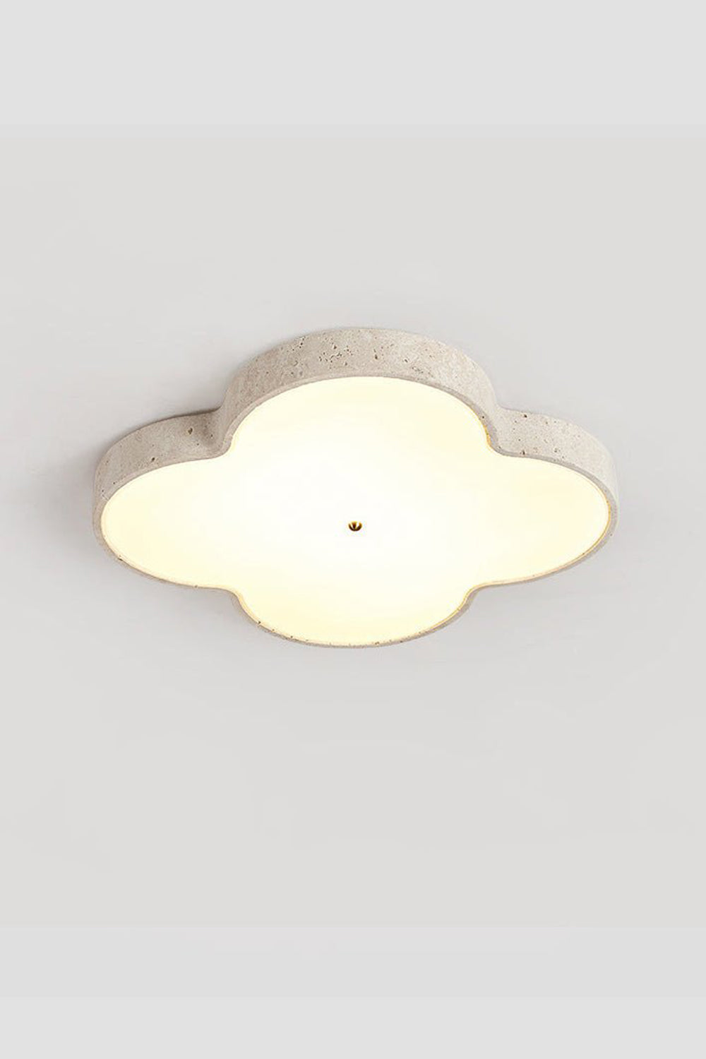 Aethel Cloud Travertine Ceiling Lamp - view 14 | everlamps
