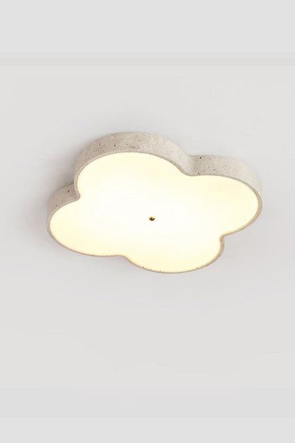 Aethel Cloud Travertine Ceiling Lamp - view 15 | everlamps