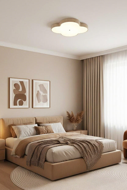 Aethel Cloud Travertine Ceiling Lamp - view 9 | everlamps