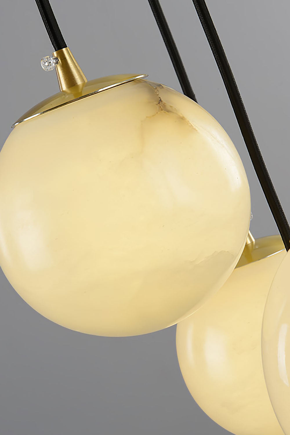Alabaster Balls Cluster Chandelier - view 20 | everlamps