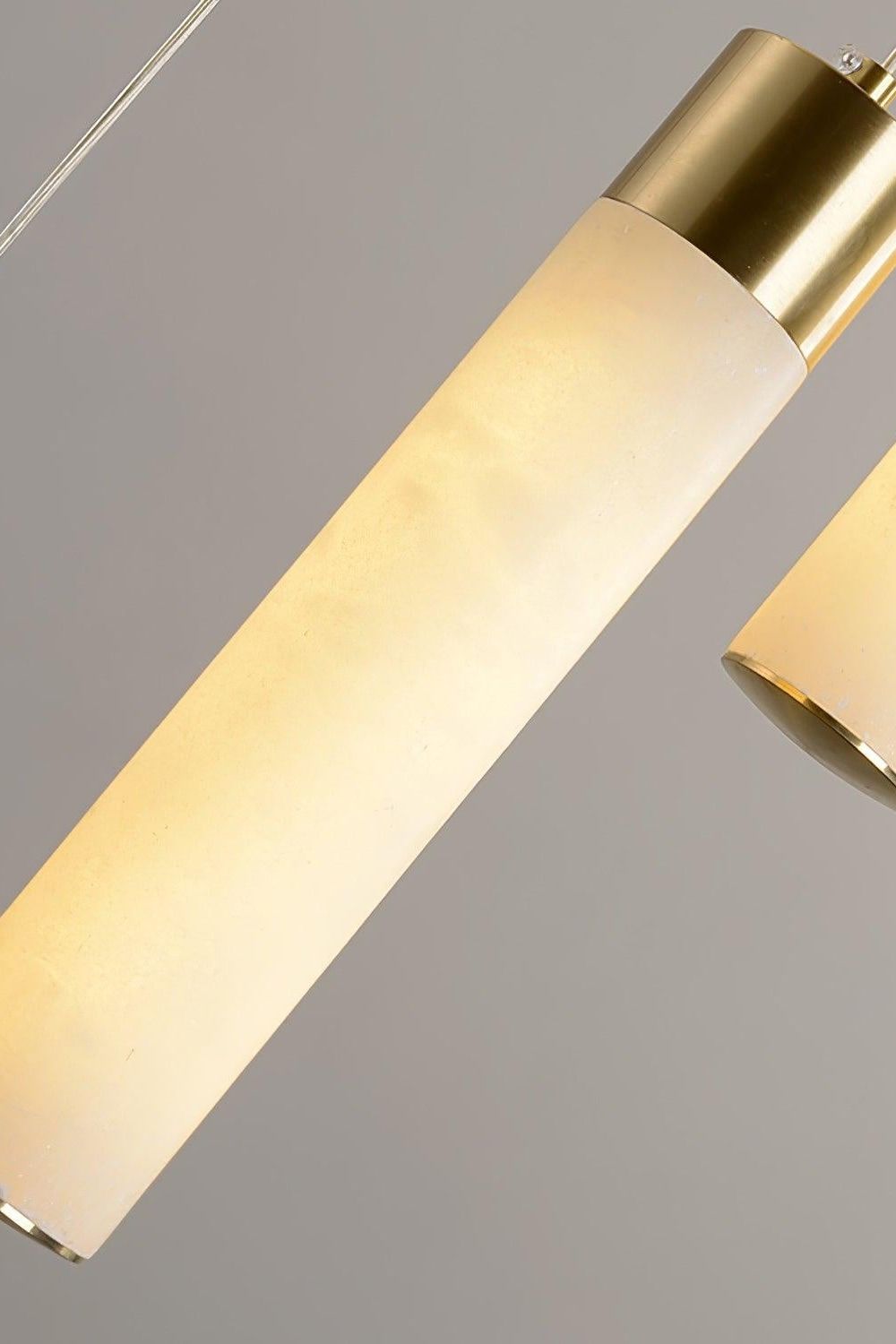 Alabaster Celestial Brass Cascade Chandelier - view 19 | everlamps