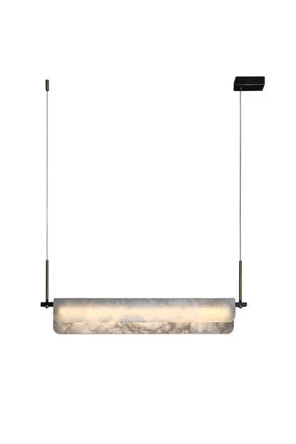Alabaster Dining Linear Chandelier - everlamps