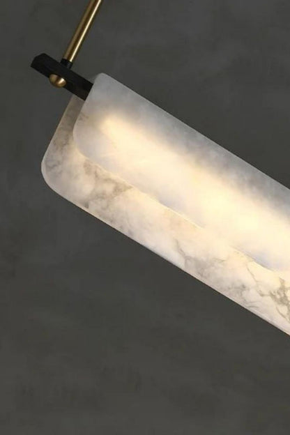 Alabaster Dining Linear Chandelier - everlamps