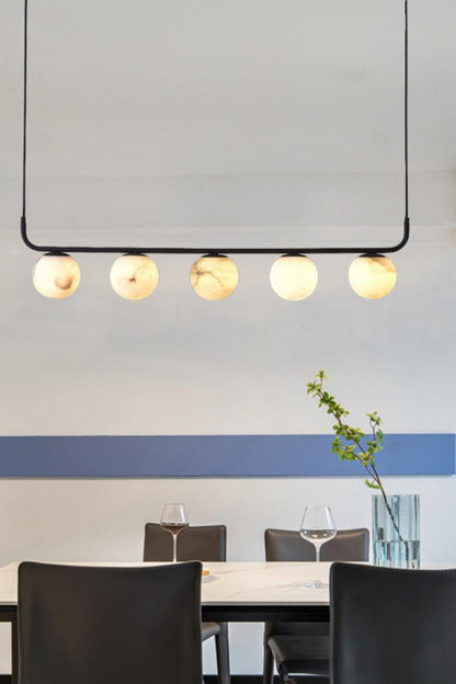 Alabaster Global Linear Pendant - everlamps