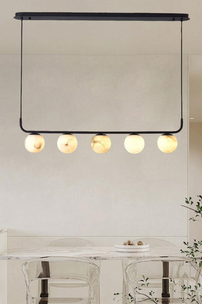Alabaster Global Linear Pendant - everlamps