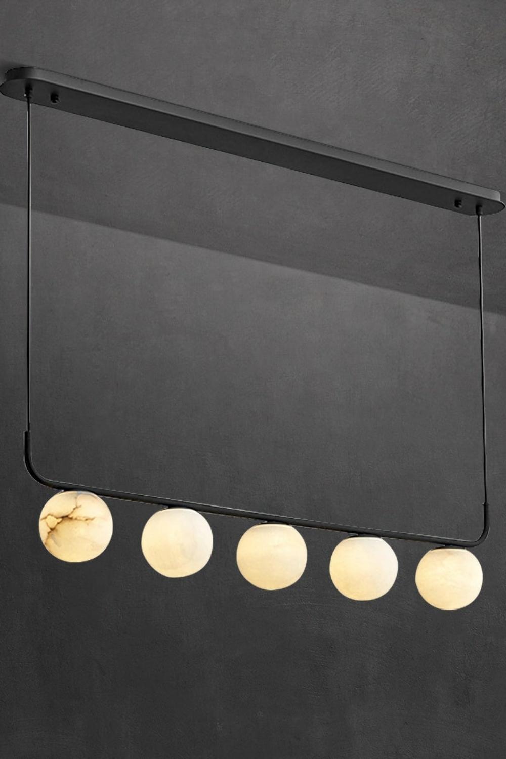 Alabaster Global Linear Pendant - everlamps