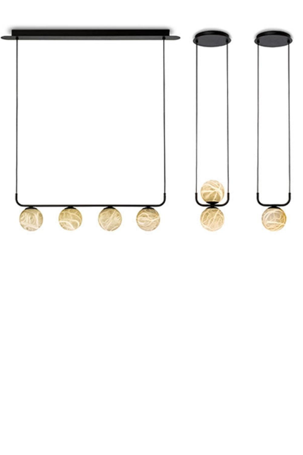 Alabaster Global Linear Pendant - everlamps