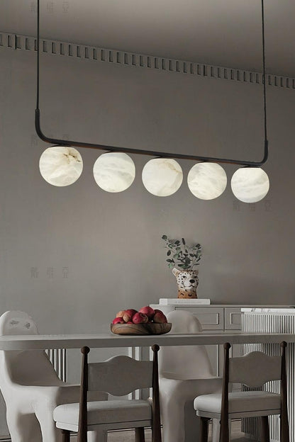 Alabaster Global Linear Pendant - everlamps