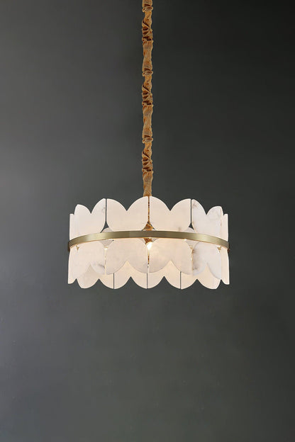 Alabaster Petal Tier Chandelier - view 22 | everlamps