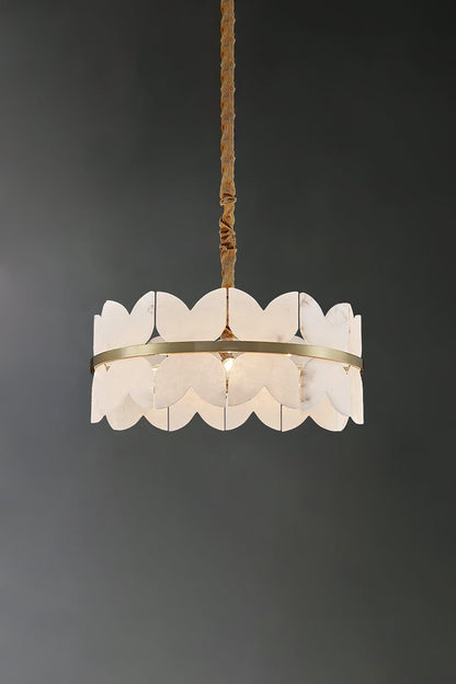 Alabaster Petal Tier Chandelier - view 23 | everlamps