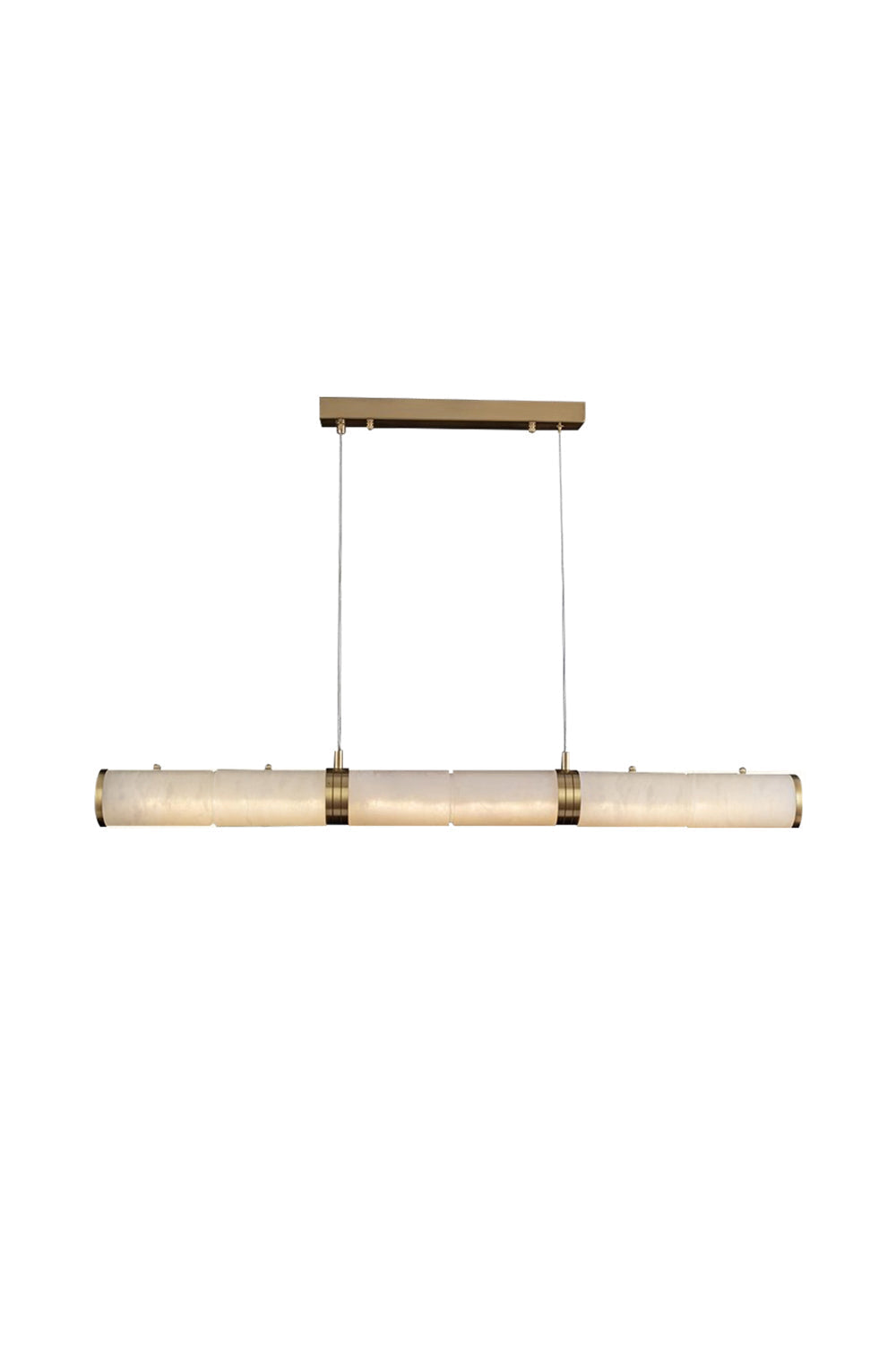 Alabaster Pillar Linear Chandelier - everlamps