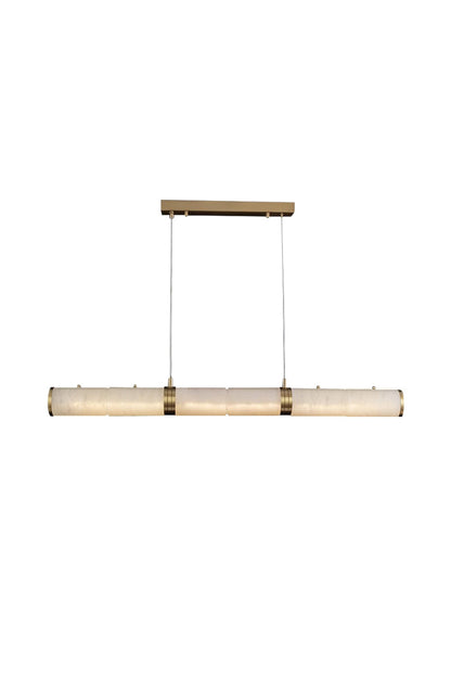 Alabaster Pillar Linear Chandelier - everlamps