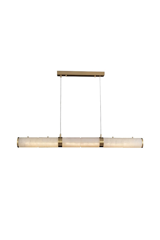 Alabaster Pillar Linear Chandelier - everlamps