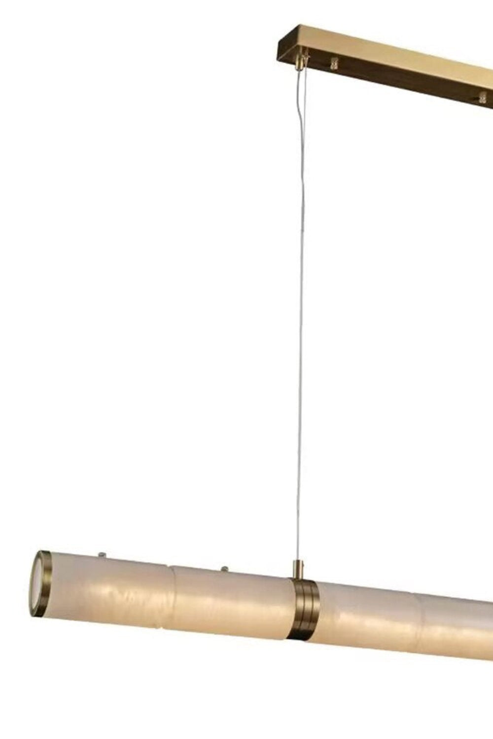 Alabaster Pillar Linear Chandelier - everlamps