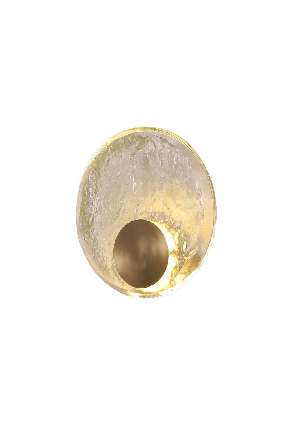 Round Alpes Glass Wall Sconce | everlamps