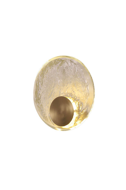Round Alpes Glass Wall Sconce | everlamps
