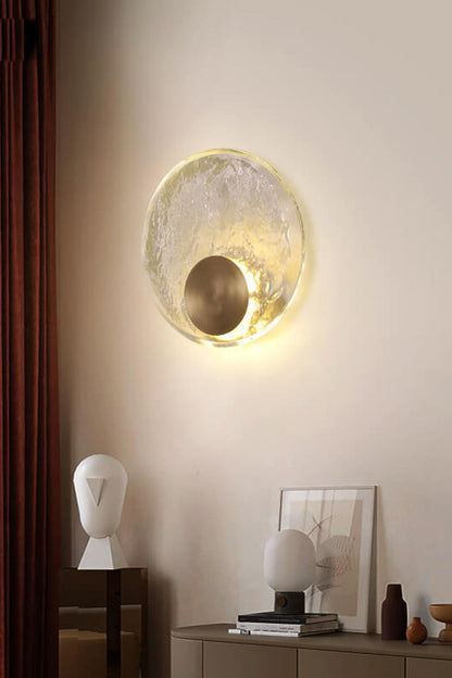 Round Alpes Glass Wall Sconce - view 2 | everlamps