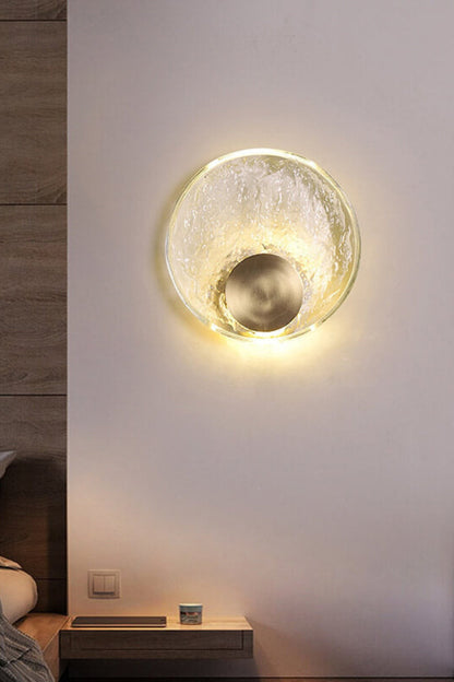 Round Alpes Glass Wall Sconce - view 5 | everlamps