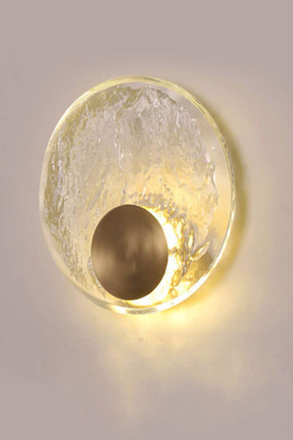 Round Alpes Glass Wall Sconce - view 7 | everlamps