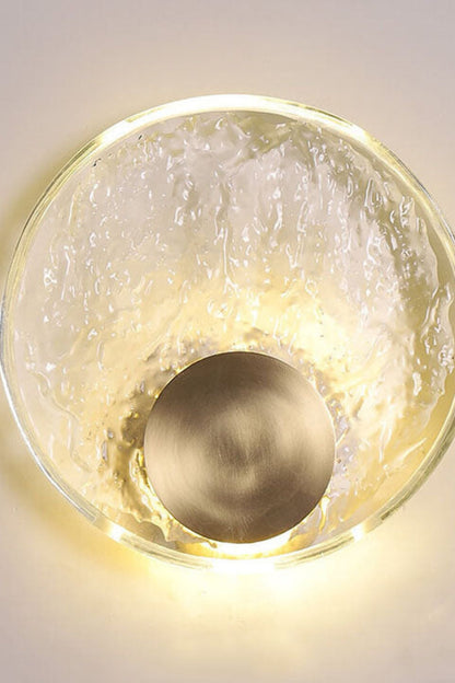Round Alpes Glass Wall Sconce - view 8 | everlamps