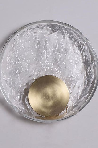 Round Alpes Glass Wall Sconce - view 9 | everlamps