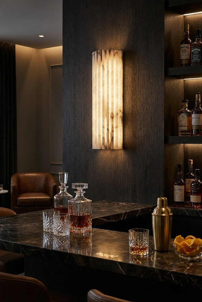 Alvia Alabaster Wall Light - view 11 | everlamps